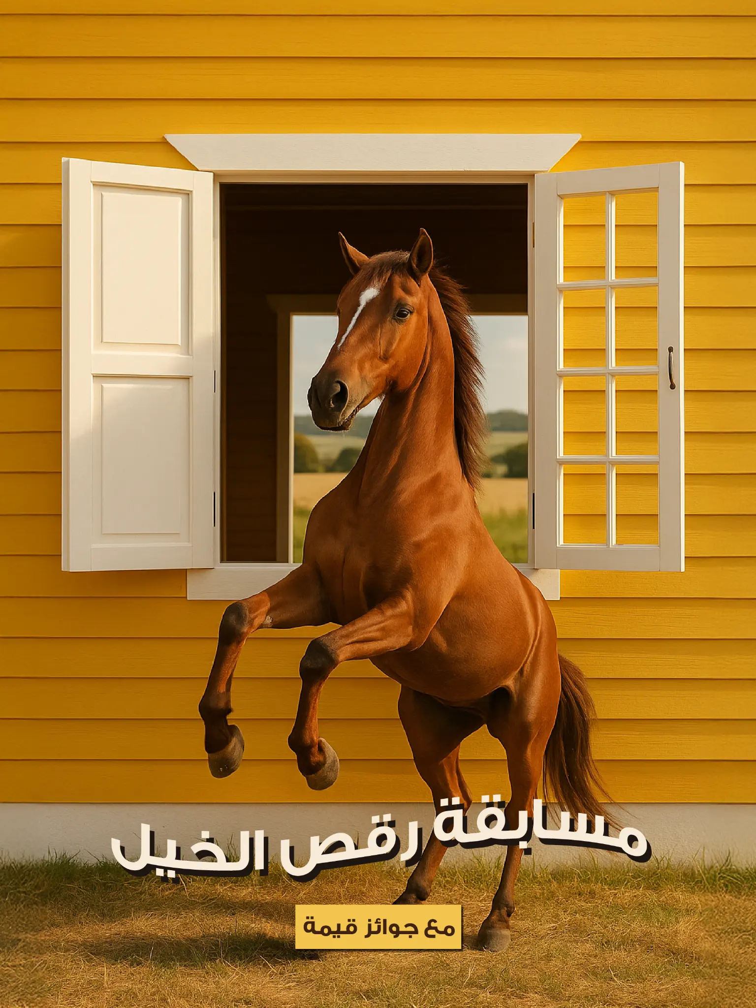مسابقة رقص الخيل